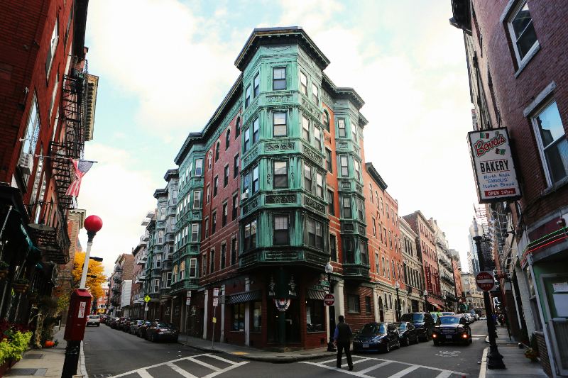 Hanover Street in Boston's North End