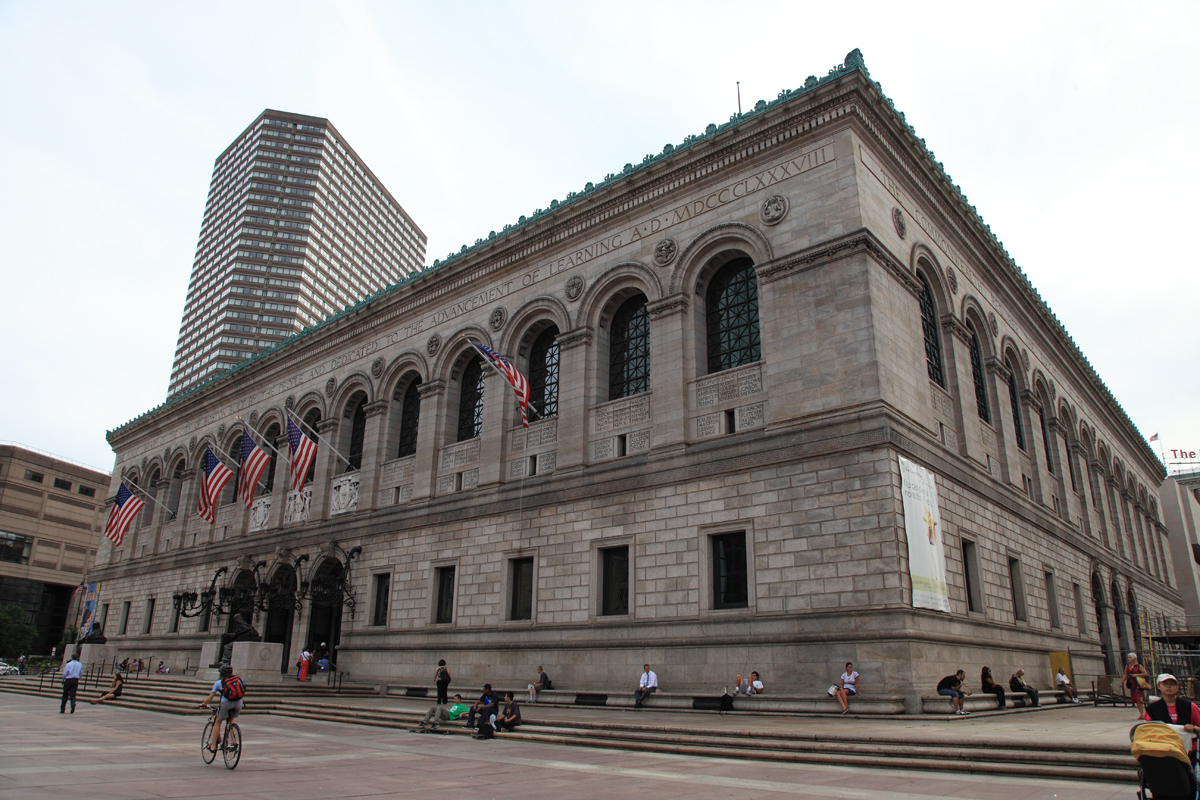 Boston Public Library, McKim Building, Copley Square