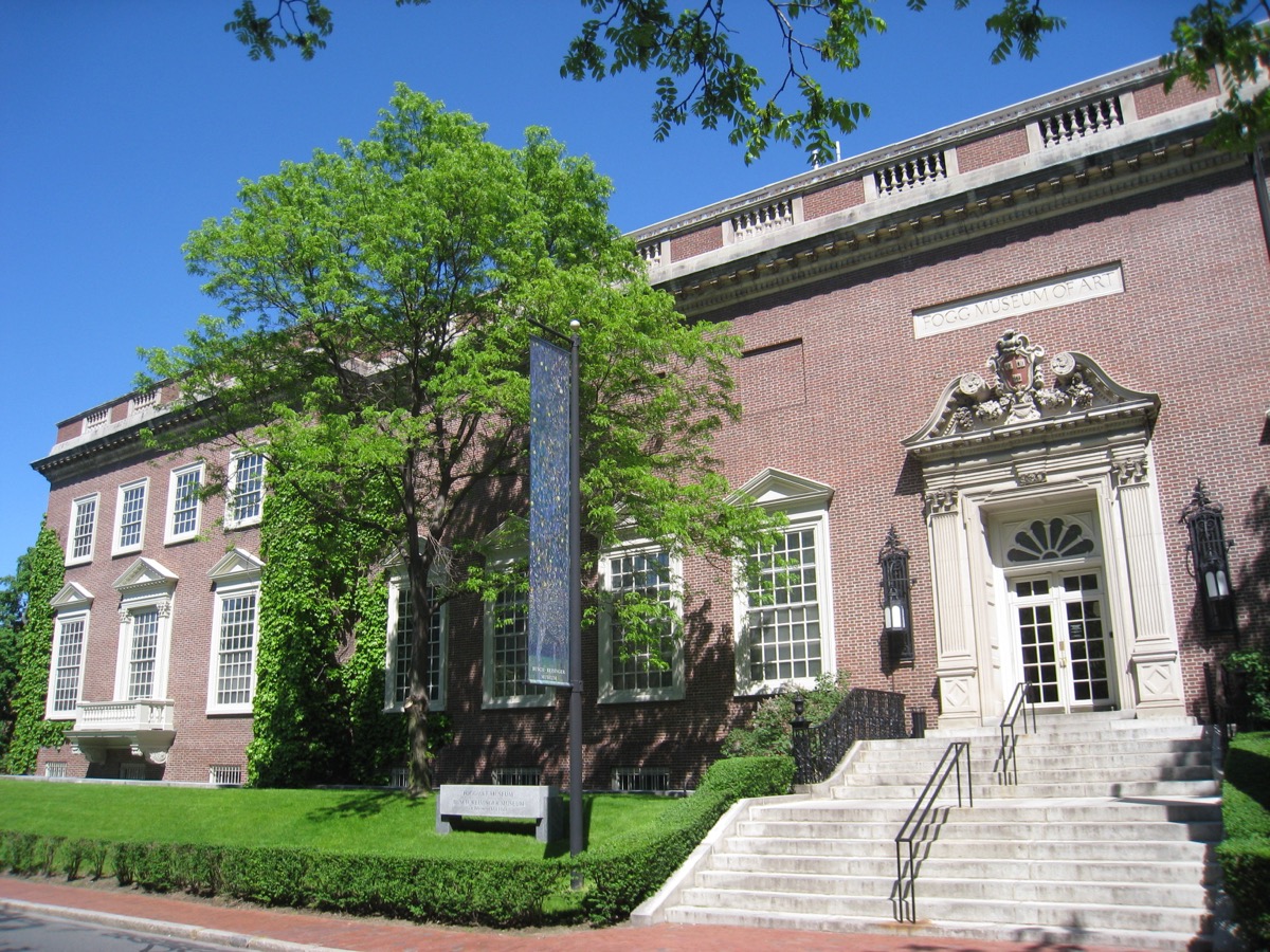The Harvard Art Museums building, Harvard Square
