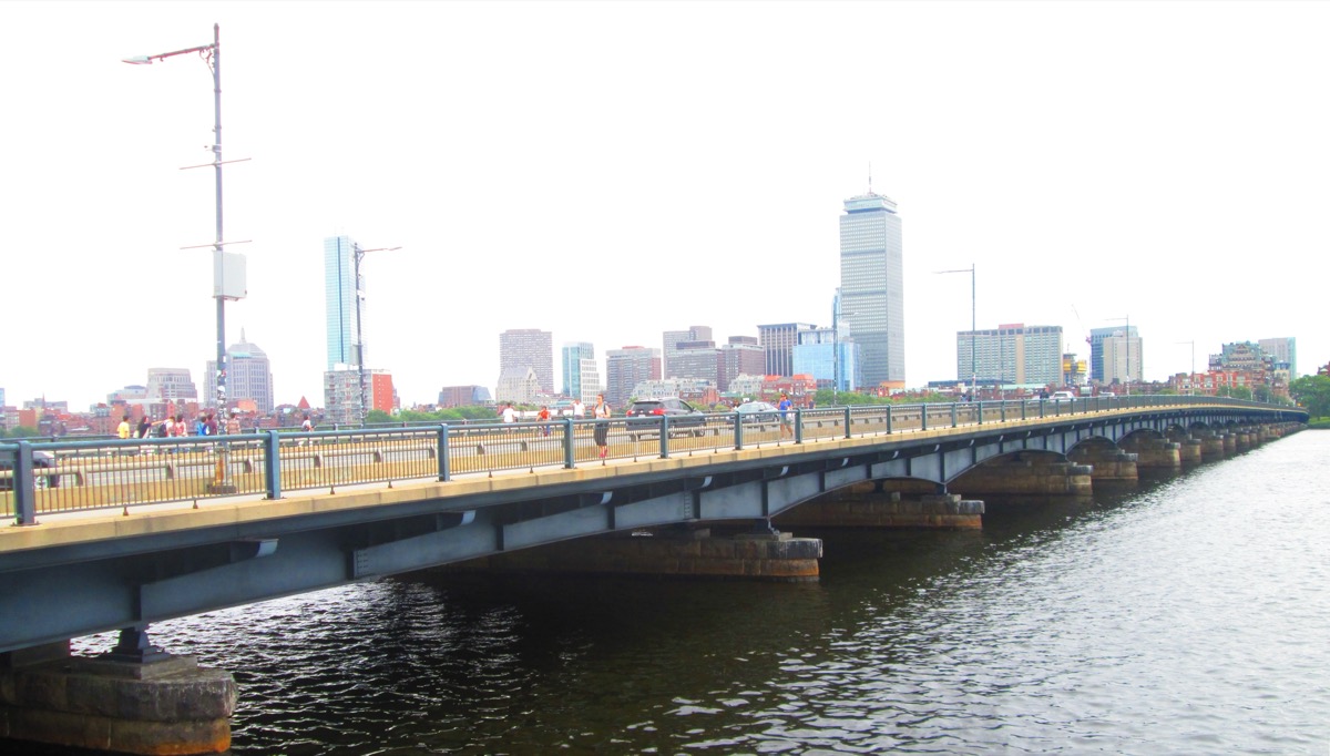 Harvard Bridge over the Charles River, Boston