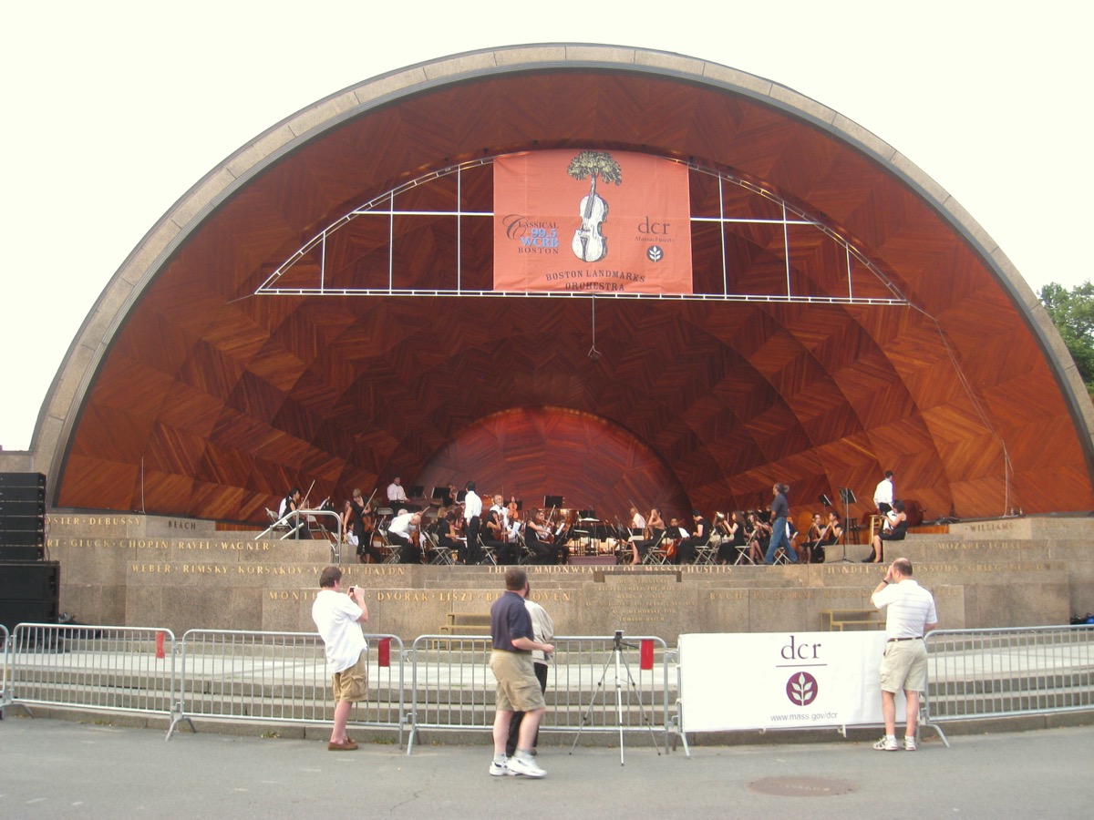 The Hatch Shell, Charles River Esplanade, Back Bay