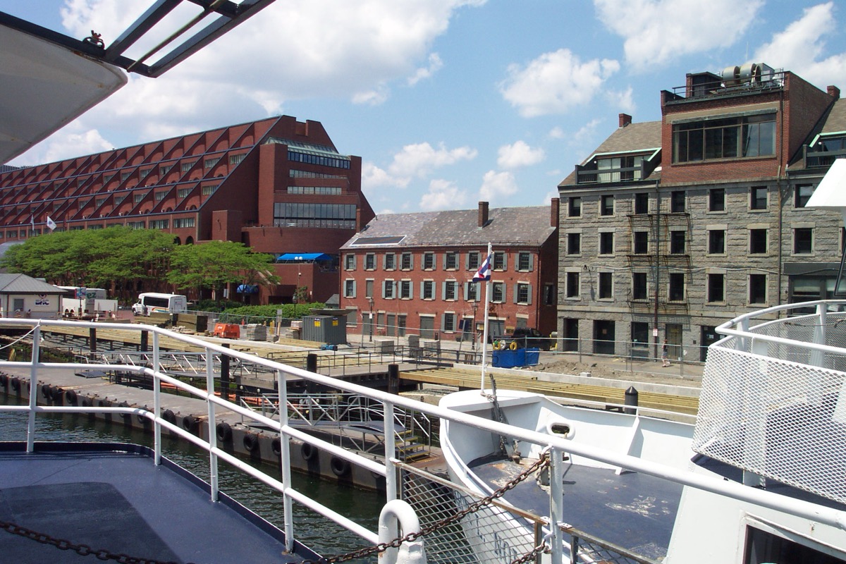 Long Wharf, Boston waterfront