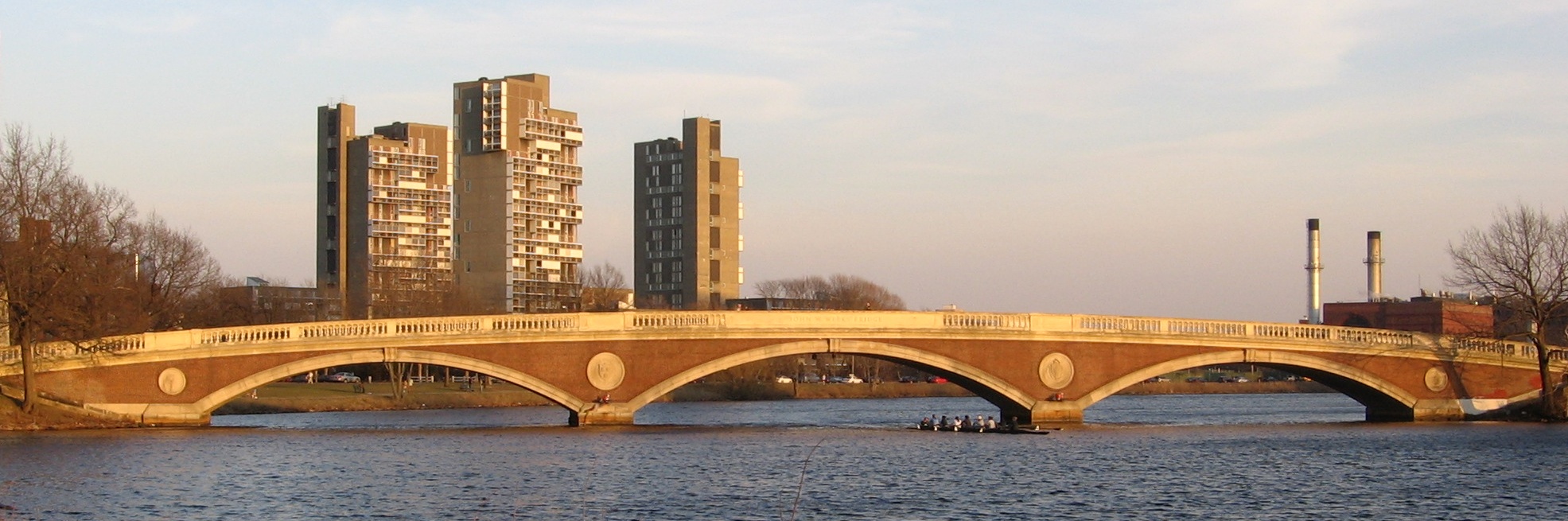 The Weeks footbridge over the Charles River, near Harvard Square