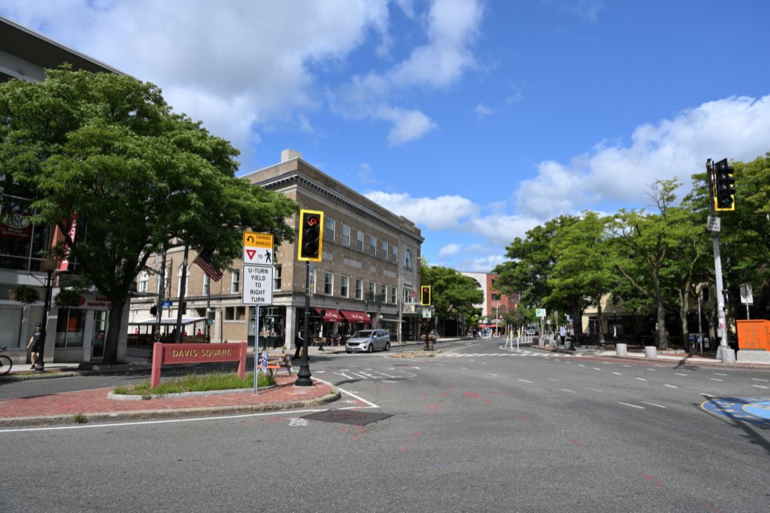 Davis Square in Somerville