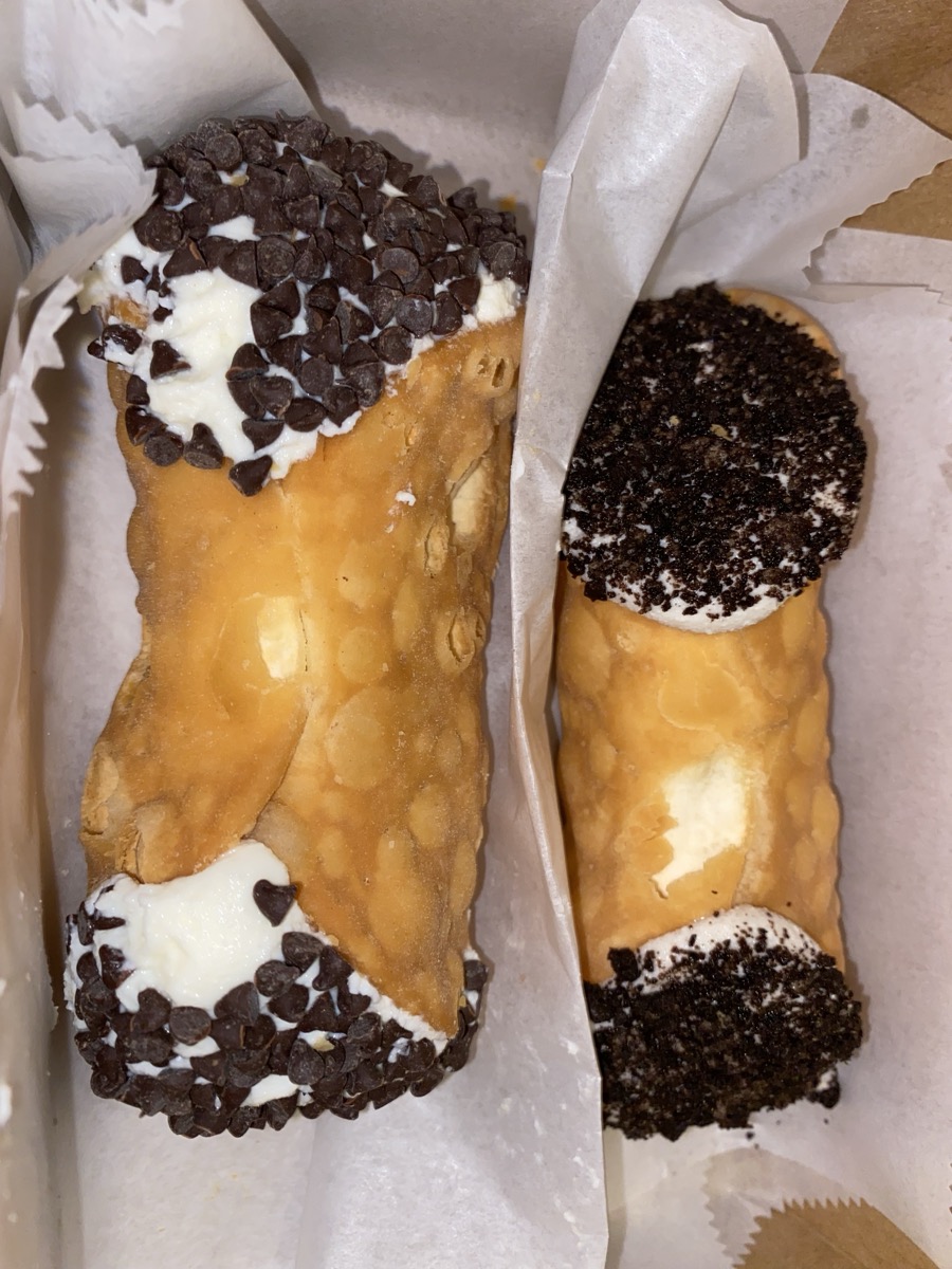 Cannoli from Mike's Pastry, North End, Boston